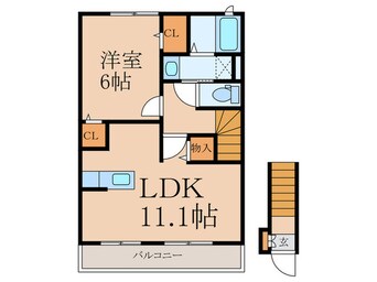 間取図 サンフォレスト