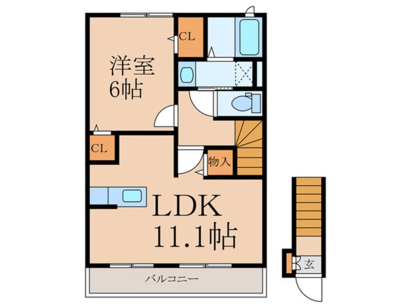 間取図 サンフォレスト