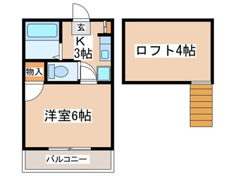 間取図 サンラーク三条Ｂ