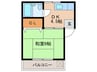 メゾンあいおい 1DKの間取り