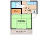 メゾンあいおい 1DKの間取り