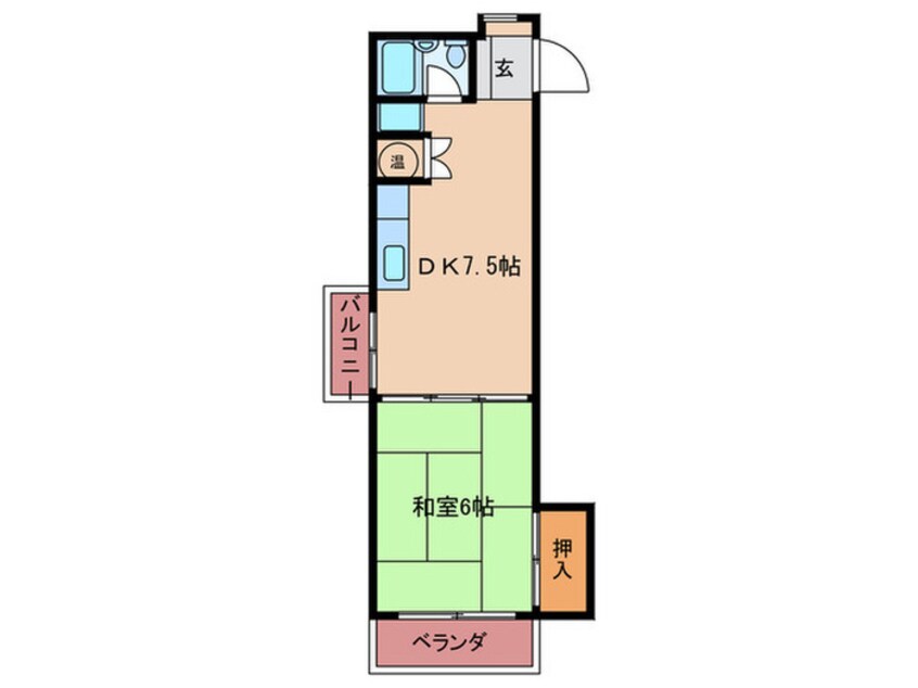 間取図 ハイツ新香舎