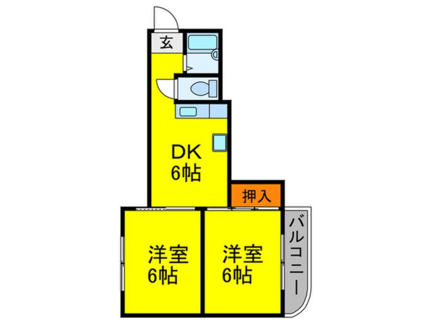 間取図 エクセル大橋