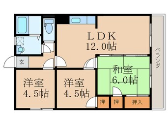 間取図 西村ハイツ