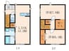 サンラプロ高見　A棟 2LDKの間取り