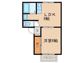 間取図 パールピア中原