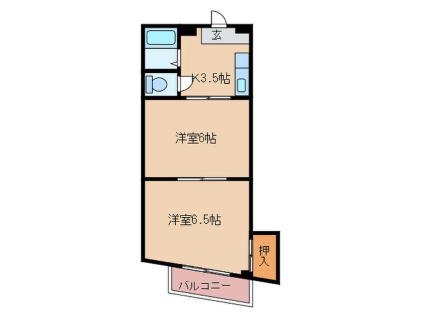 間取図 エリーナハイツ高砂