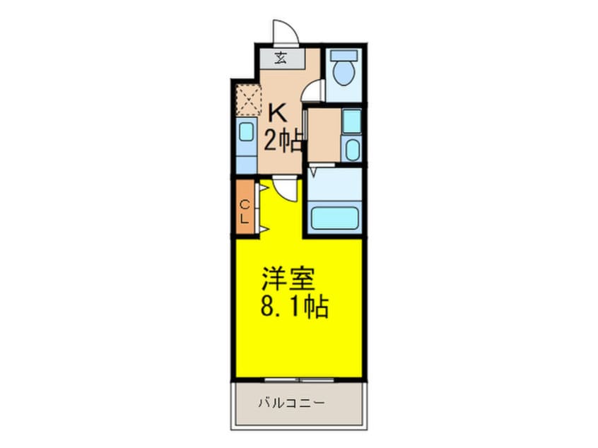 間取図 グレートフル南福岡