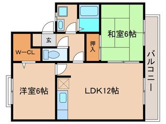 間取図 セジュールクレスト