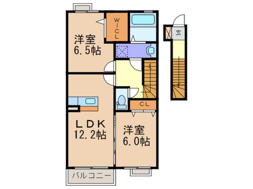 間取図 スカイフィ－ルド
