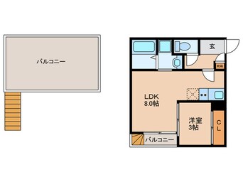 間取図 GRANDTIC　Giglio博多