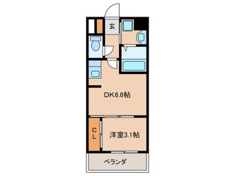 間取図 Link casa 原通り