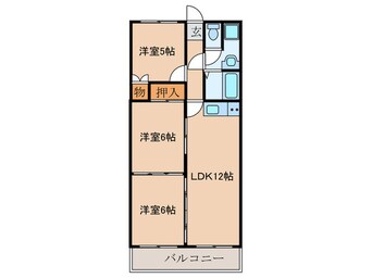 間取図 キャンファマンション1