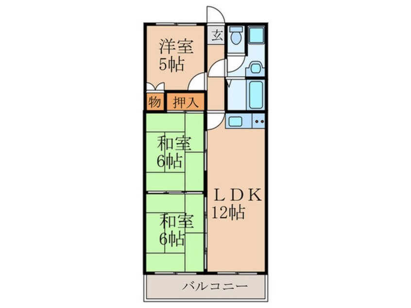 間取図 キャンファマンション1