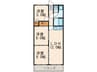 キャンファマンション1 3LDKの間取り