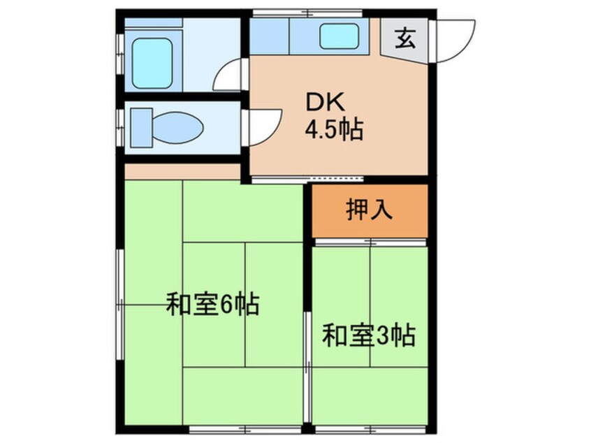 間取図 セイワコーポ