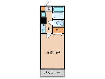 間取図 レジデンシャルスイ－ツ福岡