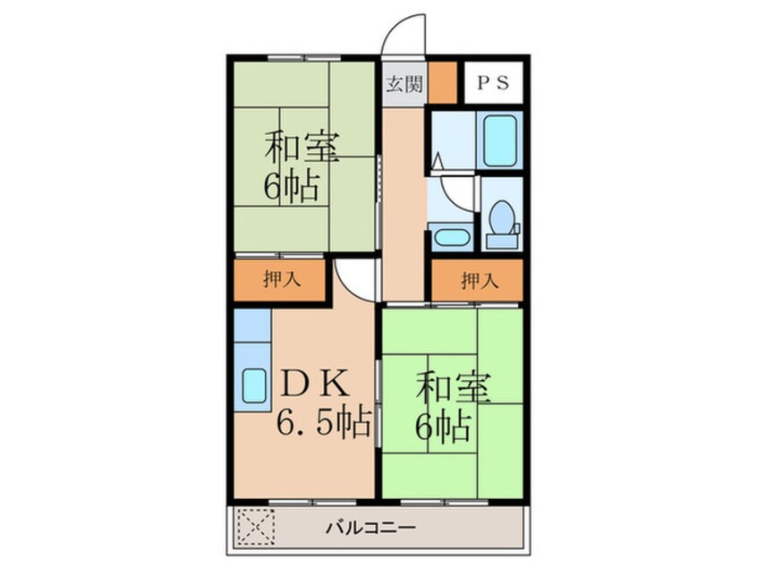 間取図 林ビルⅢ