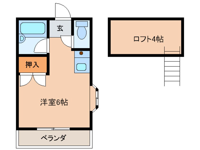 間取図 マキシム福大前Ⅲ