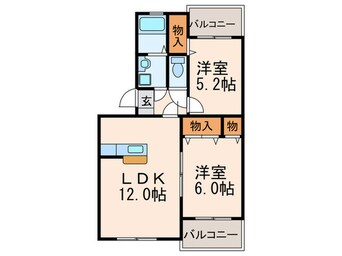 間取図 キャンファマンションⅡ