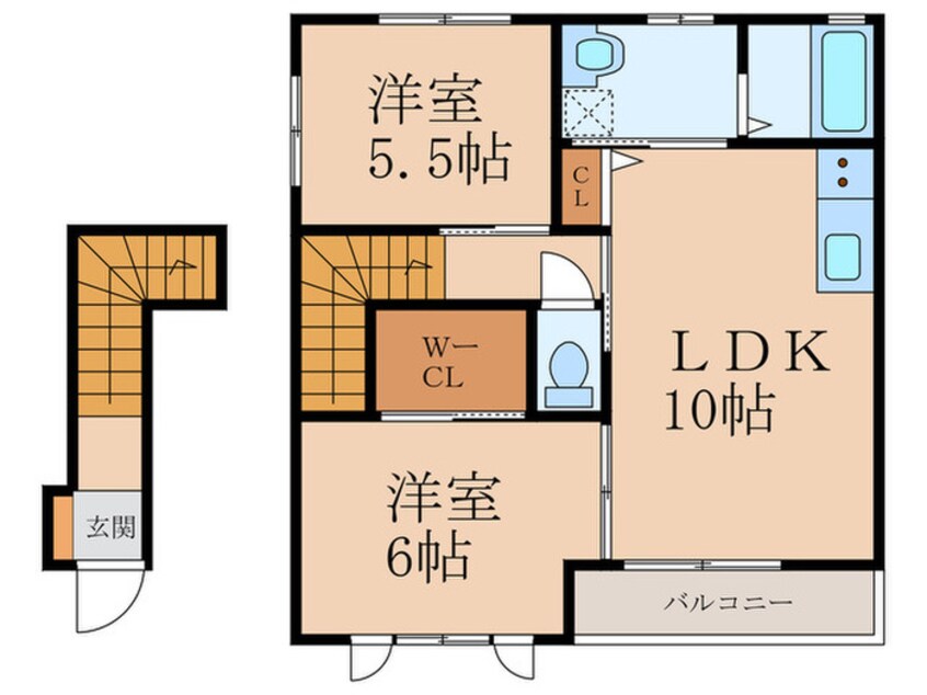 間取図 シャーメゾンＫＡＷＡＥⅢ