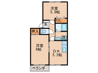 間取図 アベニューＢ