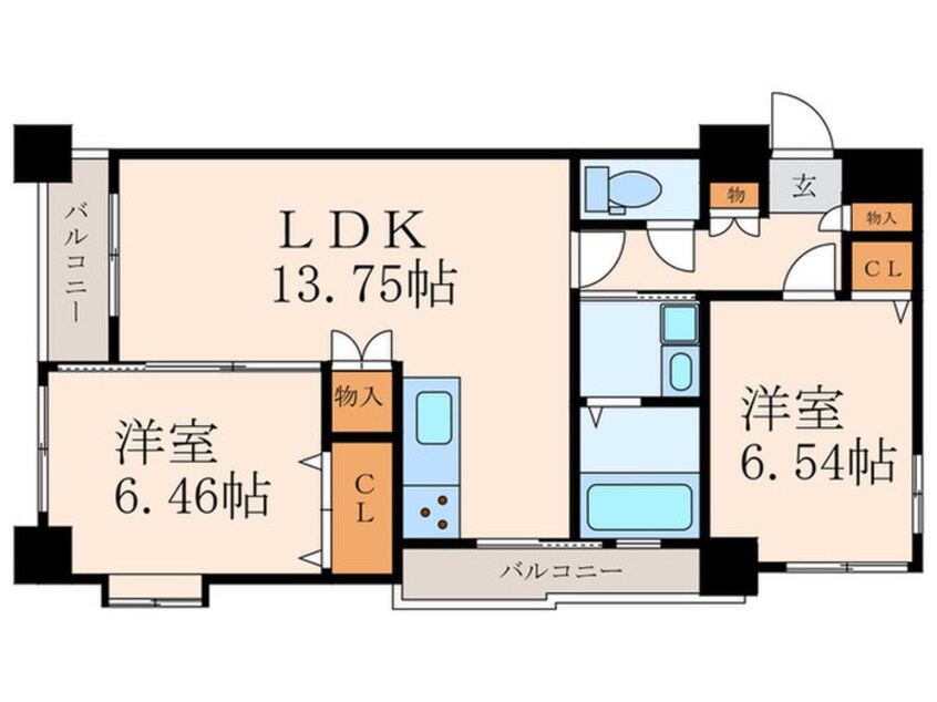 間取図 サンシャイン熊本