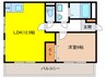 北崎コーポ 1LDKの間取り
