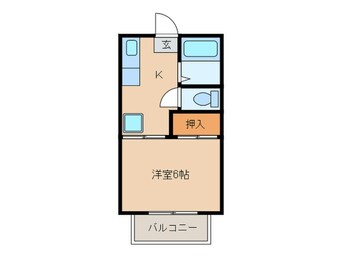 間取図 メーゾンロゼットＡ