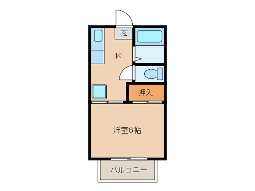 間取図 メーゾンロゼットＡ