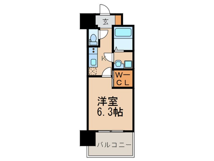 間取り図 エンクレスト天神ＭＥＲＳ(403)