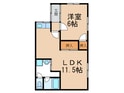 ハイツウィンドヒルの間取図