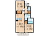プランドールM 2LDKの間取り