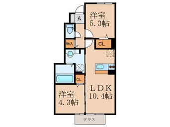 間取図 プランドールM