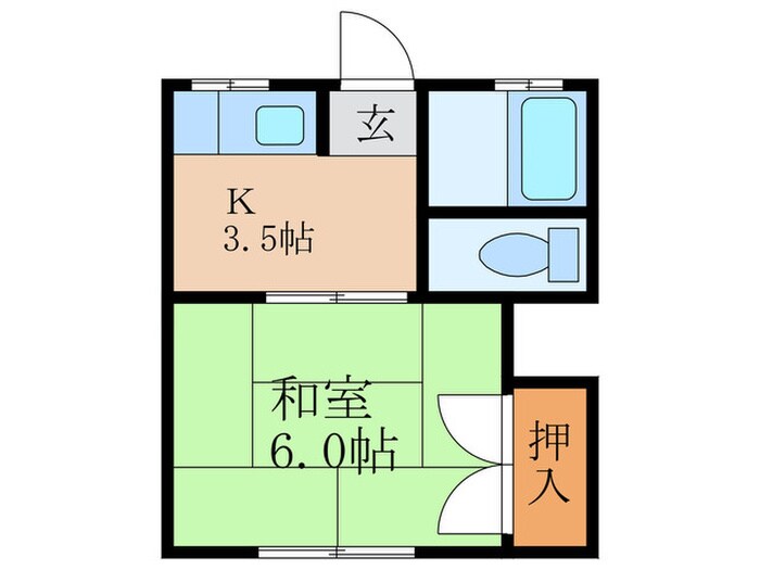 間取り図 コーポ宮本