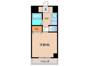 間取図 ギャラン北方