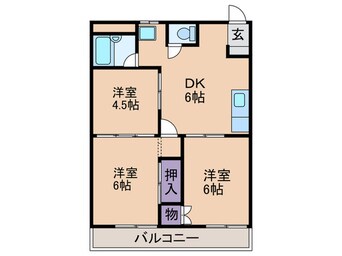 間取図 ユマニテハウス