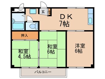 間取図 サンハイツ村上