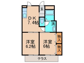 間取図 エクセラン瑞穂