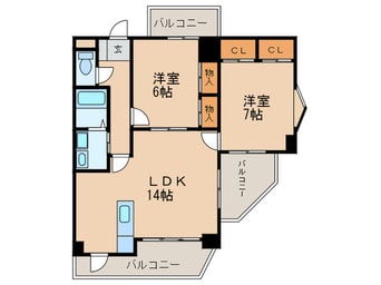 間取図 アーバニティー春日原