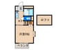 メゾン　ボー　Ａ 1Kの間取り