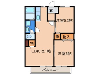 間取図 サンハイムⅠ