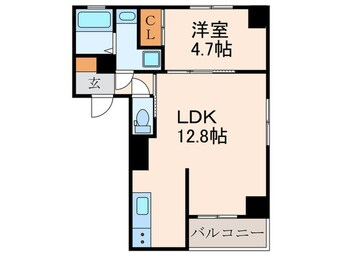 間取図 ブルースクエア響Ⅴ