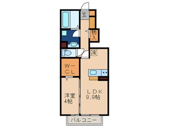 間取図 フォンティーヌ