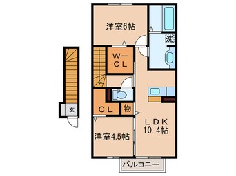間取図 フォンティーヌ