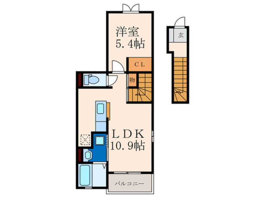 間取図 ラインハイム三萩野