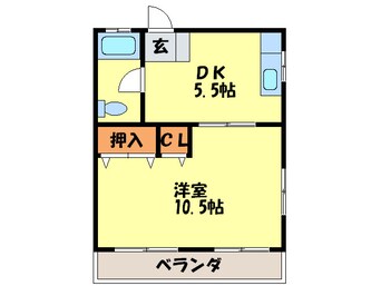 間取図 光栄コーポ