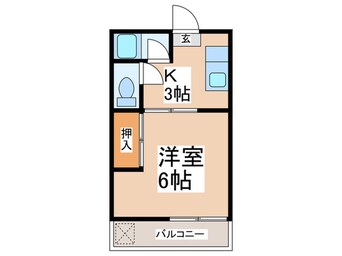 間取図 ハッピーコーポ