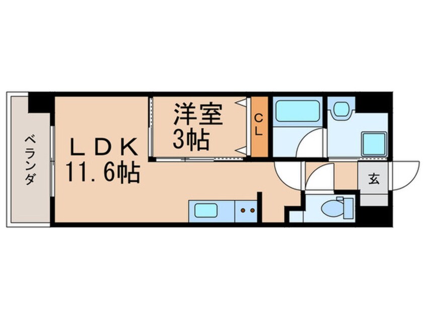 間取図 コンダクトレジデンス折尾