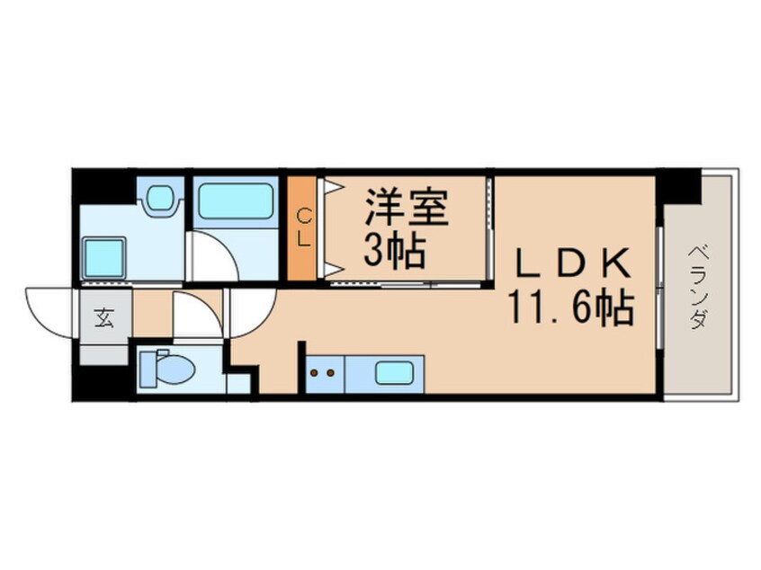 間取図 コンダクトレジデンス折尾